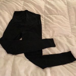 Black maternity leggings